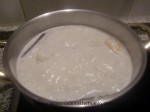 incorporar el arroz a la leche
