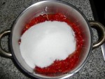 cocinar los pimientos con azucar