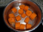 cocer zanahoria en trozos