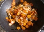 cocinar zanahoria y cebolla