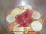 cocinar calabacin y pimientos