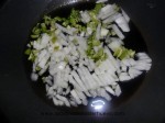 sofreir cebolla y pimiento verde